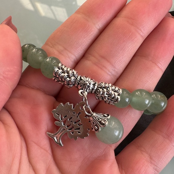 BRAND NEW Aventurine crystal tree of life bracelet - Picture 5 of 5